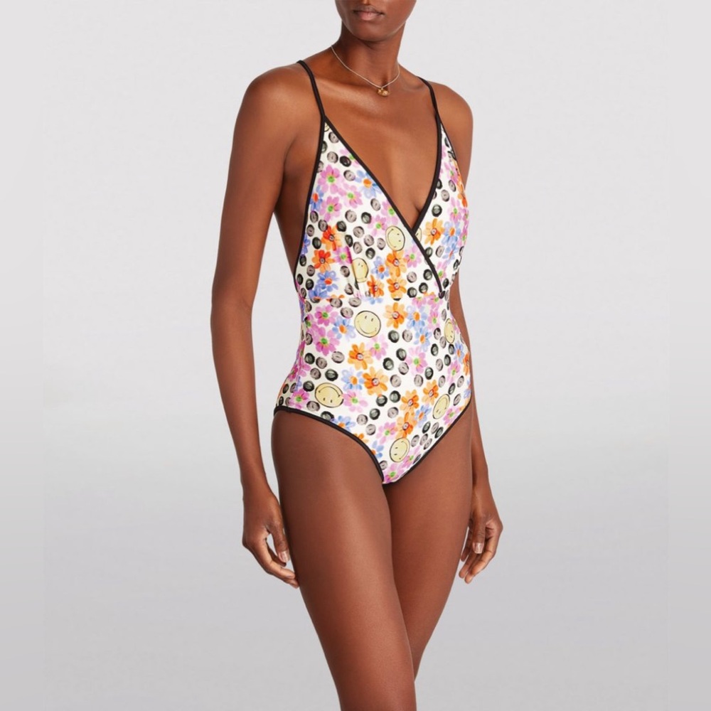 Sandro Floral One Piece Swimsuit - Multicolor